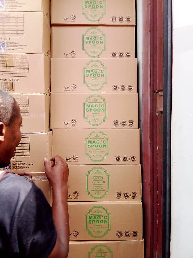 Cartons étiquetés